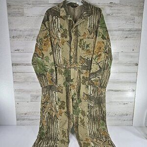 VINTAGE LIBERTY Rugged Outdoor Gear Real Tree MENS SZ XXL Camo Coveralls Hunting